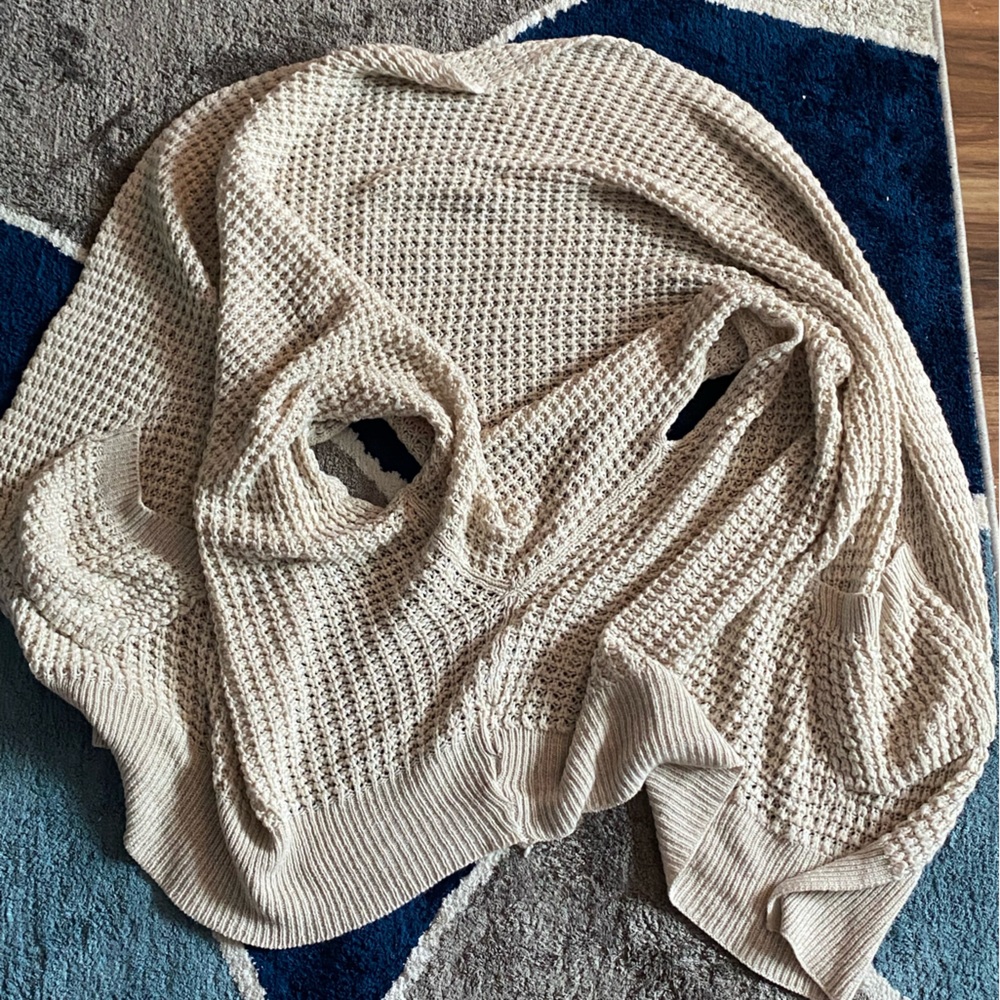 Tan Copper Key cardigan